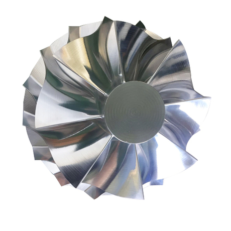 Locomotora y turbocompresor marino Rueda de compresor de aluminio para cinco centros de mecanizado CNC