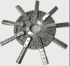 Impulsor de ventilador de fundición de aluminio utilizado para el sistema de ventilación del ventilador de camiones