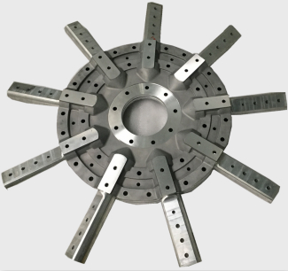 Impulsor de ventilador de fundición de aluminio utilizado para el sistema de ventilación del ventilador de camiones