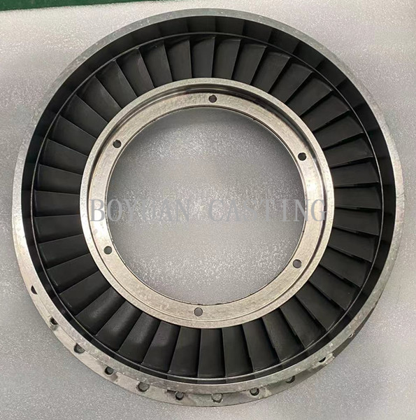 φ3555 mm Guía de turbina Vane utilizado para el motor turbor