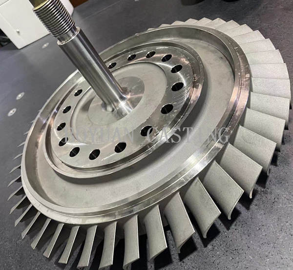 Diámetro de 350 mm Turbojet del motor Piezas de turbina Supalloy Casting
