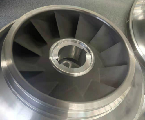 Aleación de aluminio A356 Impulsor del compresor de refrigeración de la fundición de precisión