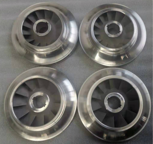 Aleación de aluminio A356 Impulsor del compresor de refrigeración de la fundición de precisión