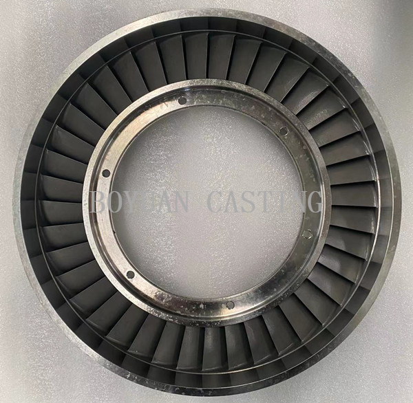 φ3555 mm Guía de turbina Vane utilizado para el motor turbor