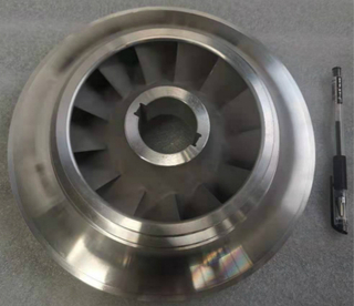 Aleación de aluminio A356 Impulsor del compresor de refrigeración de la fundición de precisión