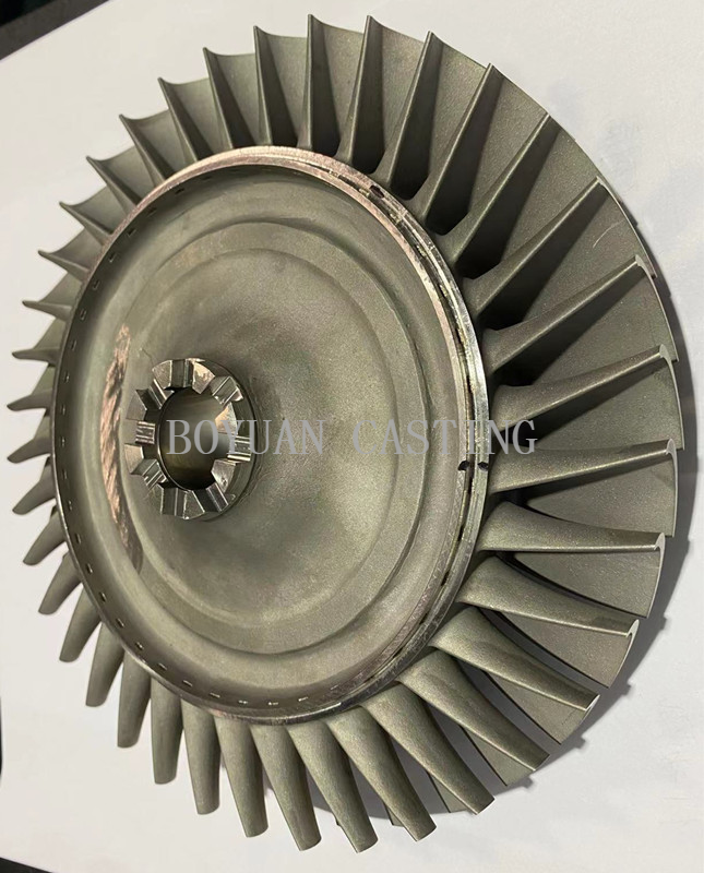 Rueda de turbina de Superalloy utilizada para piezas de motor de turbojetamiento