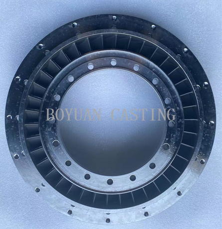 φ3555 mm Guía de turbina Vane utilizado para el motor turbor