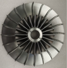 Rueda del compresor de acero inoxidable para el centro de mecanizado CNC de 5 ejes