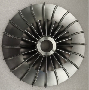 Rueda del compresor de acero inoxidable para el centro de mecanizado CNC de 5 ejes
