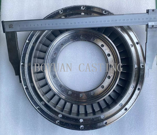φ3555 mm Guía de turbina Vane utilizado para el motor turbor