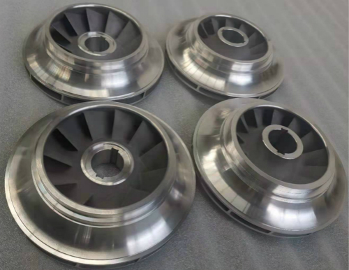Aleación de aluminio A356 Impulsor del compresor de refrigeración de la fundición de precisión