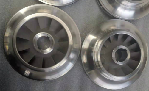 Aleación de aluminio A356 Impulsor del compresor de refrigeración de la fundición de precisión