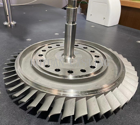 Diámetro de 350 mm Turbojet del motor Piezas de turbina Supalloy Casting